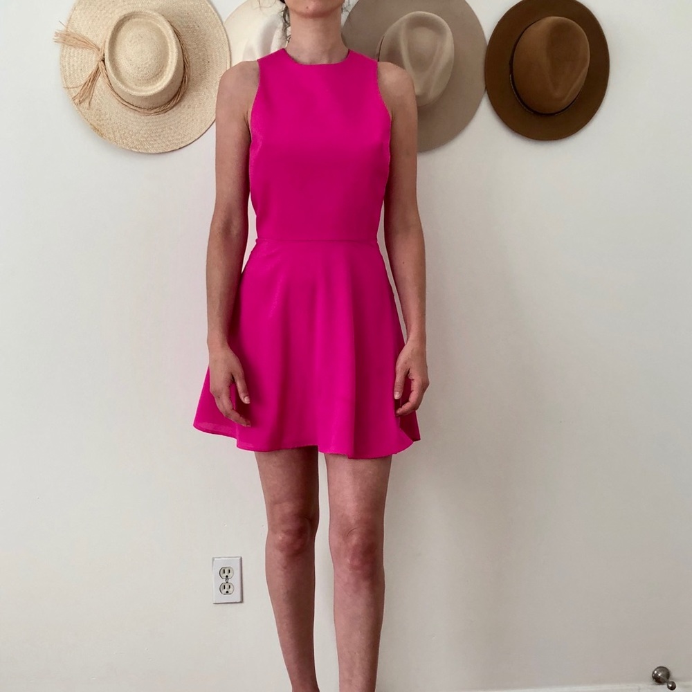 Naven Hot Pink Dress From Revolve
